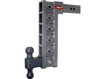 Gen-Y Hitch Mega Duty 2.5in Shank 15in Drop 3K TW 21K - GH-616