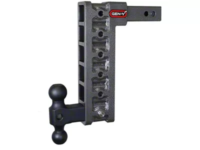 Gen-Y Hitch Mega Duty 2in Shank 12.5in Drop 10K Hitch w/Dual-Ball - GH-316