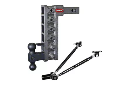 Gen-Y Hitch Mega Duty 2in Shank 12.5in Drop 10K Hitch w/GH-031 - GH-326