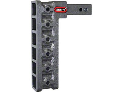 Gen-Y Hitch Mega Duty 2in Shank 12.5in Drop 1.5K TW 10K - GH-306