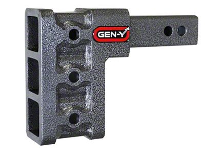 Gen-Y Hitch Mega Duty 2in Shank 5in Drop 1.5K TW 10K - GH-303