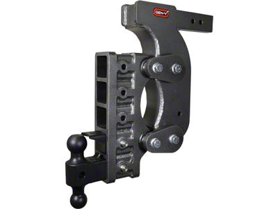 Gen-Y Hitch The Boss Torsion-Flex 2.5in Receiver 18in Drop Hitch w/Dual-Ball/Pintle - GH-1525