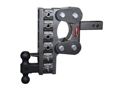 Gen-Y Hitch The BOSS Torsion-Flex 10K Adjustable 2-Inch Receiver Hitch Dual-Ball Mount with Pintle Lock; 10-Inch Drop (Universal; Some Adaptation May Be Required)