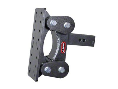 Gen-Y Hitch The Boss Torsion-Flex Pintle Plate 2.5in Shank 6.5in Drop - GH-1301
