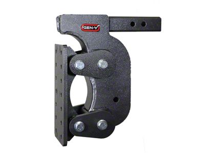 Gen-Y Hitch The Boss Torsion-Flex Pintle Plate 2in Shank 12.5in Drop - GH-1401