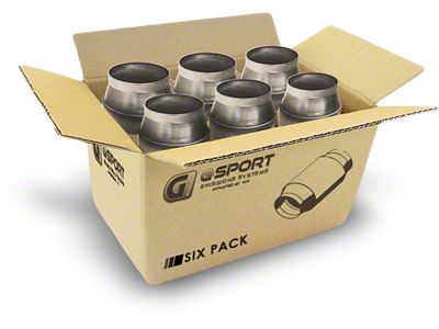 G-Sport 6PK 300 CPSI EPA Compliant GEN1 Ultra High Output Cat Conv Asmbly 4in Dia Body x 4 OAL