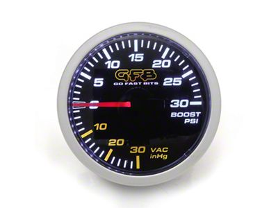 Go Fast Bits 52mm Boost Gauge 30psi - 3730