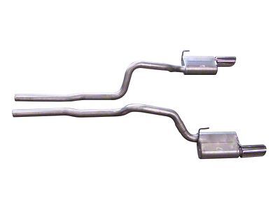 Gibson 05-10 Ford Mustang GT 4.6L 2.5in Cat-Back Dual Exhaust - 619006