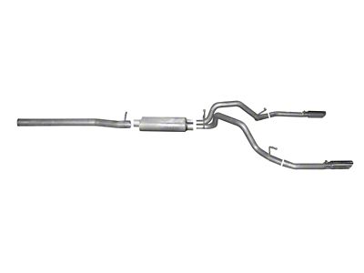 Gibson 14-19 Cadillac Escalade Base 6.2L 3.5in/2.25in Cat-Back Dual Split - 65680