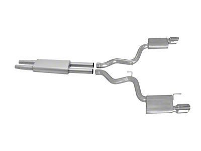 Gibson 15-17 Ford Mustang V6 3.7L 2.5in Cat-Back Dual Exhaust - 619015