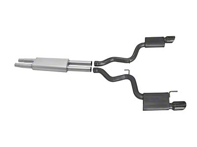 Gibson 15-17 Ford Mustang V6 3.7L 3in Cat-Back Dual Exhaust - 619015-B