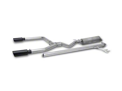 Gibson 17-20 Honda Ridgeline 3.5L Black Elite Dual Split Cat-Back - 614002B