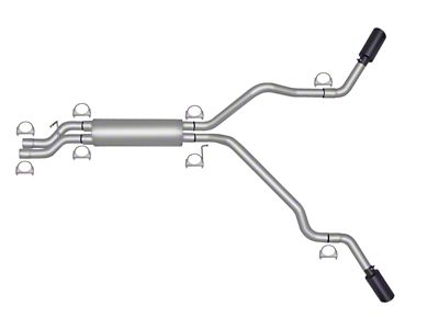 Gibson 99-03 GMC Sierra 1500 SL 5.3L 2.5in Cat-Back Dual - 65009B