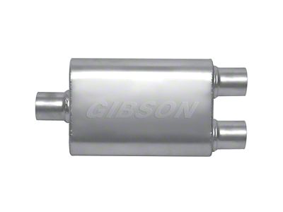 Gibson CFT Superflow Center/Dual Oval Muffler - 4x9x13in/3in Inlet/2.5in Outlet - 55182S