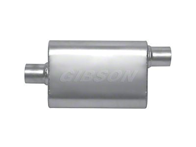 Gibson CFT Superflow Center/Offset Oval Muffler - 4x9x13in/2.5in Inlet/2.5in Outlet - 55122S