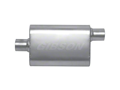 Gibson CFT Superflow Center/Offset Oval Muffler - 4x9x18in/2.5in Inlet/2.5in Outlet - 55162S