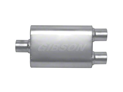 Gibson MWA Superflow Center/Dual Oval Muffler - 4x9x14in/3in Inlet/2.5in Outlet - BM0109