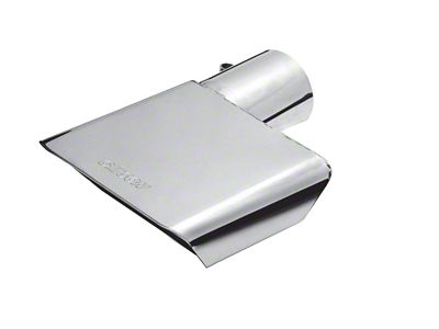 Gibson Rectangle Sport Tip - Left - 6x2.75in OD/2.5in Inlet/6in - 500366