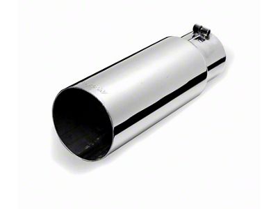 Gibson Rolled Edge Angle-Cut Tip - 4in OD/3.5in Inlet/12in Length - 500645