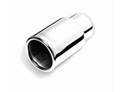 Gibson Rolled Edge Straight-Cut Tip - 3.5in OD/2.5in Inlet/12in Length - 500632