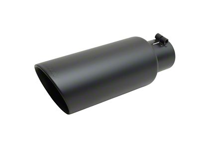 Gibson Round Dual Wall Slash-Cut Tip - 4in OD/2.75in Inlet/12in - 500637-B