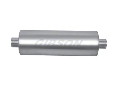 Gibson SFT Superflow Center/Center Round Muffler - 8x24in/3in Inlet/3in Outlet - 420887