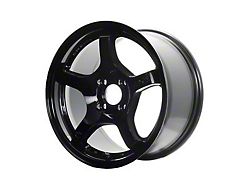Gram Lights 57CR Glossy Black Wheel; 19x9.5; 35mm Offset; 5x114.3mm Bolt Pattern; 73.10mm Hub Bore