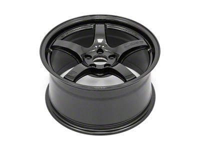 Gram Lights 57CR Glass Black Wheel; 18x9.5; 38mm Offset; 5x100mm Bolt Pattern; 65mm Hub Bore