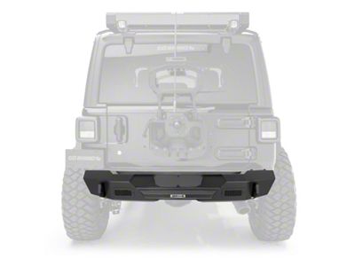 Go Rhino 07-18 Jeep Wrangler JK Trailline Rear Stubby Bumper - 27210T