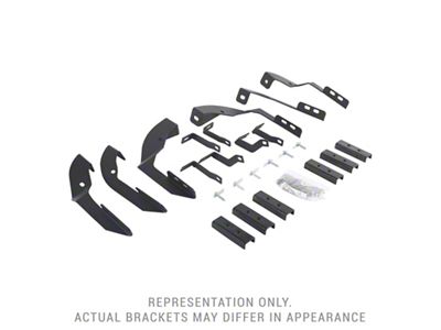 Go Rhino 15-19 Chevrolet Silverado 2500HD/3500HD Brackets for RB Running - 6940515