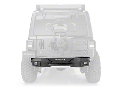 Go Rhino 18-20 Jeep Wrangler JL/JLU Rockline Rear Stubby Bumper - 371100T