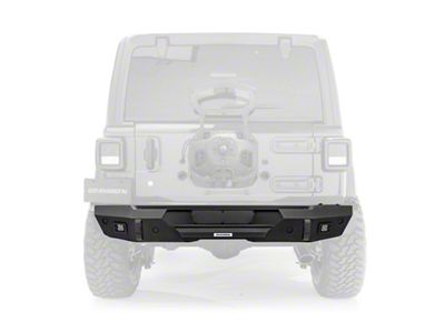 Go Rhino 18-20 Jeep Wrangler JL/JLU Trailline Rear Stubby Bumper - 272110T