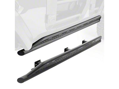 Go Rhino 18-20 Jeep Wrangler JLU JL Frame Mount Sliders - FS4506T