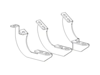 Go Rhino 2024 Toyota Tacoma DC 4dr Mounting Brackets V-Series - 6944326