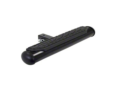 Go Rhino 4in Oval Hitch Step - Black