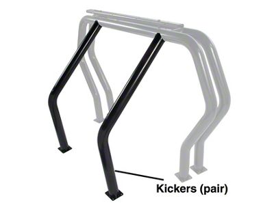 Go Rhino RHINO Bed Bar - Kickers - Black - 9370B