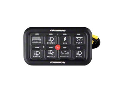 Go Rhino Xplor 8 Channel Switch Controller - Blk - 758CHSCW