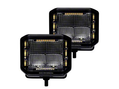 Go Rhino Xplor Blackout Combo Series Cube Sideline LED Flood - 750700322FCS