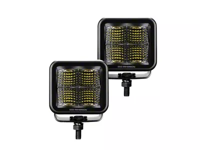 Go Rhino Xplor Blackout Series Cube LED Flood Light Kit - 750200321FCS