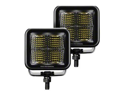 Go Rhino Xplor Blackout Series Cube LED Flood Light Kit - 750400321FCS