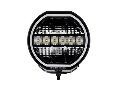 Go Rhino Xplor Blackout Series Maxline LED Hi/Low Beam w/Multi - 751440911CRS