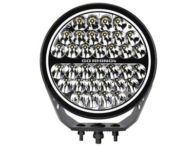 Go Rhino Xplor Blackout Series Round Single LED Spot Light - 751700911SRS