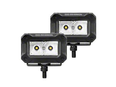 Go Rhino Xplor Bright Series Rectangle LED Spot Light Kit - 751003023SBS