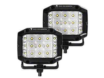 Go Rhino Xplor Bright Series Sideline Cube LED Flood Light - 750300323FCS