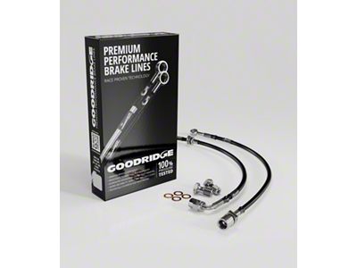 Goodridge 05-19 Chrysler 300 Stainless Steel Rear Brake Lines - 12411R