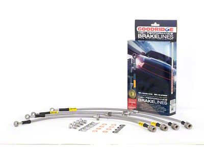 Goodridge 08-14 Subaru STi w/Brembo Calipers Stainless Steel Brake Line - 24219