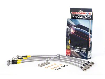 Goodridge 11/92-01 Subaru Impreza 2wd/4wd w/Rear Disc Stainless Steel Brake - 24212