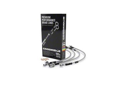 Goodridge 12-15 Honda Civic w/Rear Drum Stainless Steel Brake Lines - 20043