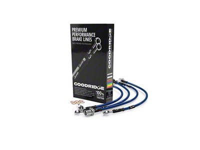Goodridge 17-18 Subaru BRZ w/Brembo Brakes Stainless Steel Brake Lines - 28007-EB