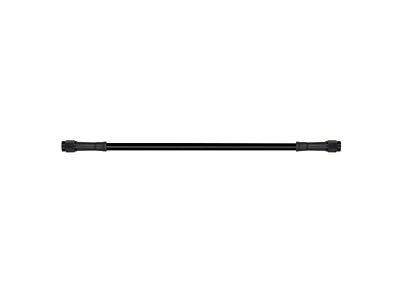 Goodridge 61in Universal Brake Line Assembly Black Hose w/Black Zinc - 30361TB-BK